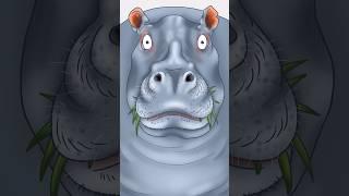 Hide and Poop: A Safari Surprise  #animation #hippo