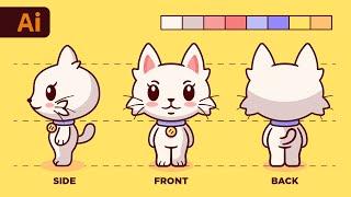 Adobe Illustrator Tutorial - How to Create Cute Character Designs