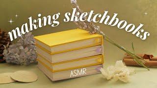 Bookbinding relieves my stress & anxiety  ASMR case binding process, no music, no talking