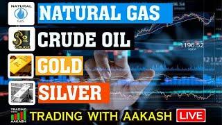  18 th July 2024 CRUDEOIL,NATURALGAS, GOLD,SILVER, NIFTY,BANKNIFTY, ANALYSIS TRADING WITH AAKASHSH