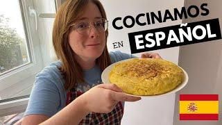 let's cook IN SPANISH! Spanish tortilla recipe WITH SUBTITLES