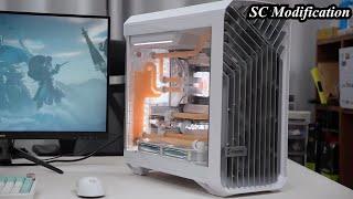 Fractal Torrent Compact Full White Water Cooled Pc Build