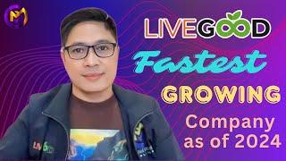 LiveGood Fastest Growing Company as of 2024. I Coach Fernan