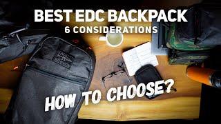 EDC Backpacks // How to Choose // Top 10 Favorites right NOW 