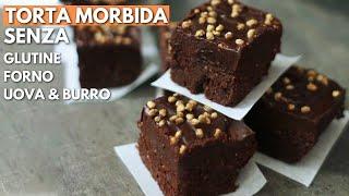 TORTA MAGICA MORBIDA SENZA COTTURA SENZA GLUTINE  SENZA UOVA e BURRO!  cioccolato e miglio