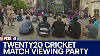 NYC hosts viewing party for US-India Twenty20 cricket match