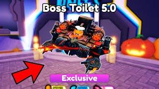  GOT NEW BOSS TOILET 5.0!  NEW UNITS TRADES  - Toilet Tower Defense