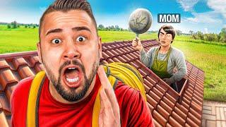 Escaping the ATTIC from EVIL MOTHER! (Schoolboy Runaway)