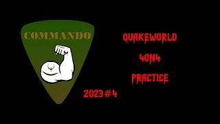 Quakeworld 4on4: Commando vs. Suddendeath 4on4 practice game (04.10.2023)