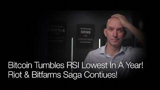 Bitcoin Tumbled Today! Riot & Bitfarms Saga Continues! Hut 8 + Coatue Invsetment! Q&A