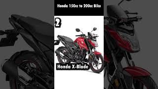 Best Honda 150cc to 200cc Bikes in India 2023