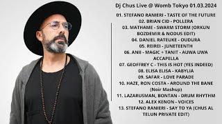 Dj Chus Live @ Womb Tokyo 01.03.2024 with Tracklist