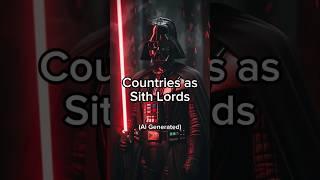 Ai Draws Countries as Sith Lords!