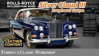 Expert Connolly Leather Restoration - Rolls-Royce Silver Cloud III  | Tyrrell's Classic Workshop