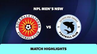 NPL Men's NSW Round 28 Highlights – Rockdale Ilinden v Sutherland Sharks