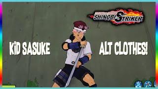 New Alternate Kid Sasuke Clothes For CAC Gameplay Naruto To Boruto: Shinobi Strikers