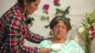 Masaje ASMR y limpia energética de Doña Esperanza con sonidos y susurros ASMR relajantes para dormir