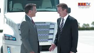 WELTPREMIERE - Freightliner Inspiration Las Vegas - autonomer LKW - BKF TV Reportage