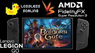 Legion GO Baldur's Gate 3 Lossless Scaling Vs FSR 3 FG Mod by PureDark #legiongo #baldursgate3 #fsr3