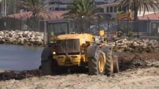 Seaweed clean up on Western Beach