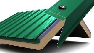 How to install metal roof rake trim for Union's MasterRib panel.