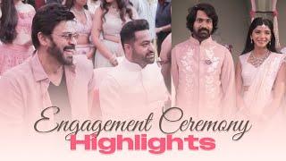 Narne Nithin Engagement Function Highlights | NTR, Venkatesh, Kalyan Ram | Gulte.com