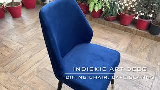 Indiskie Dining Upholstery Chair Rasturant Cafe Seating Stool Pouf Chairs Stool Furniture