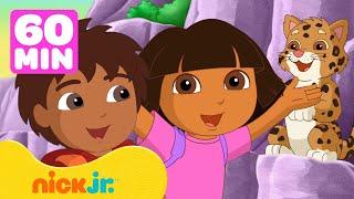 Dora | ¡Los rescates de animales más osados de Dora y Diego!  1 hora | Nick Jr. en Español