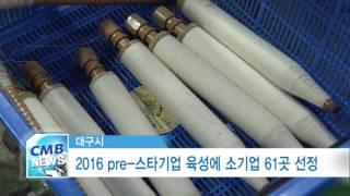 [대구뉴스] 2016 pre-스타기업 육성에 소기업 61곳 선정