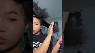 Nighttime hair routine #afro #afrohair #naturalhair