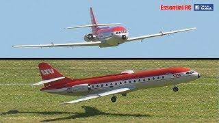 TWIN Electric (EDF) RC LTU CARAVELLE SE-210 Jet Airliner