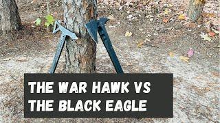 The Cold Steel War Hawk & Estwing Black Eagle clash in a three round war