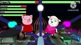 Pepper vs Piggy Chapter 2 with Healthbars