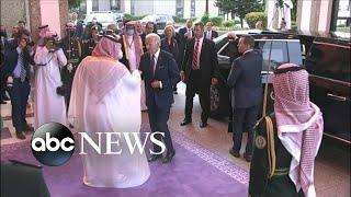 Biden fist bumps Saudi’s crown prince