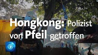 Proteste in Hongkong: Brandbomben und Bogenschützen