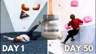 Can 50 days of creatine break my climbing plateau?