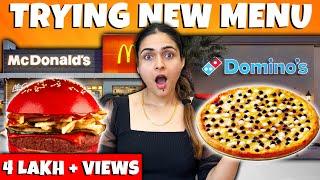 Eating Only NEW Items from Famous Food Brands  Foodie We Challenge