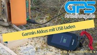 Garmin Oregon GPSMAP Akkus mit USB laden
