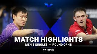 Liu Dingshuo vs Ovidiu Ionescu | MS | WTT Star Contender Doha 2022 (R48)