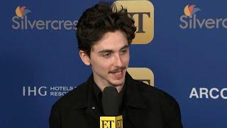 Timothée Chalamet Reacts to Kylie Jenner and Friends' Support at the PSIFF (Exclusive)