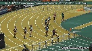 2017 USATF Championships, Sacramento, CA. Women's 400m Hurdle final