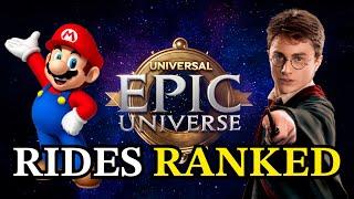 EVERY Ride at Epic Universe RANKED!