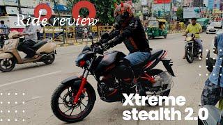 all new hero xtreme stealth 2.0 ride review // full detailed review of Hero xtreme stealth 2.0