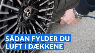 Sådan sikrer du korrekt dæktryk på bilen