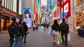 [4K] Walking around Dongdaemun Station in Myeong-dong Seoul, Korea