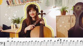 How to play: Dumbledore's Farewell (cello sheet music)