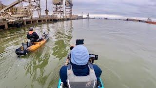 Dropping live mullet to the bottom Galveston Ship Channel (S6 E43)