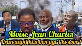 FlashMoïse Jean Charles pran anpil  kou Saint Raphaël bon pye l ki sove l pandan l t ap bay manti