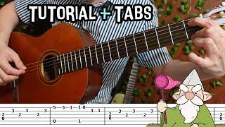 Linda y fácil canción medieval para practicar‍️ (Tutorial guitarra) #misanthrop #gnome #gnomo