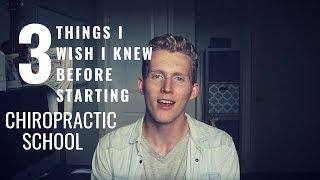 3 Things I Wish I Knew Before Starting Chiropractic School